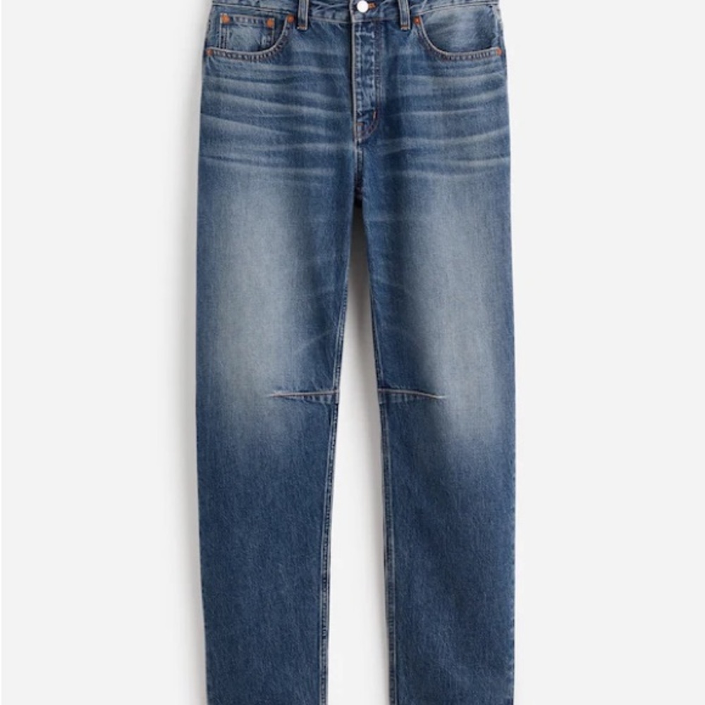 Madewell Darted Barrel-Leg Jean tall 100% cotton